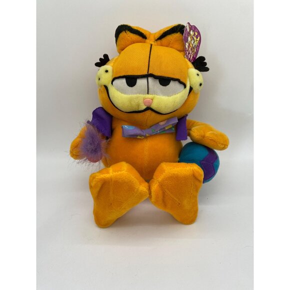 Easter Garfield Plush: Vintage Cartoon Cat Collectible from Play by Play - Picture 8 of 8